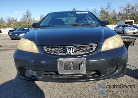 2004 Honda Civic Ex из США, поврежденный, VIN 1HGEM22904L030283